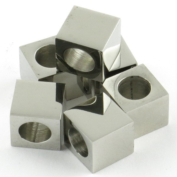 Perle cube inox 8*8*8mm