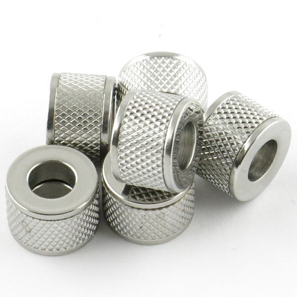 Perle moleté inox 7*10mm
