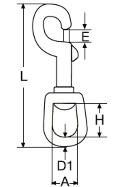 Mousqueton à targette