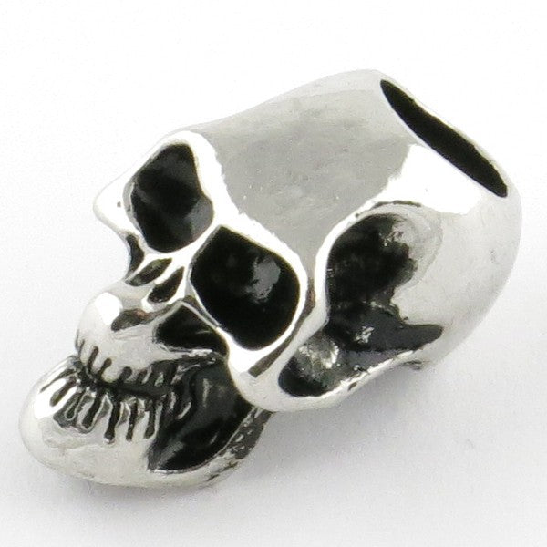 Tête de mort silver trou vertical