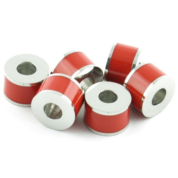 Perle spartan modèle 'X100' Red inox