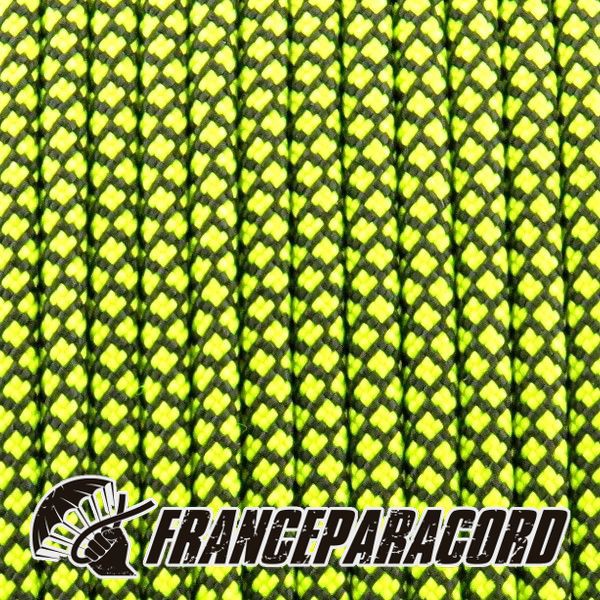 Paracord 550 - Yellow Neon Diamonds