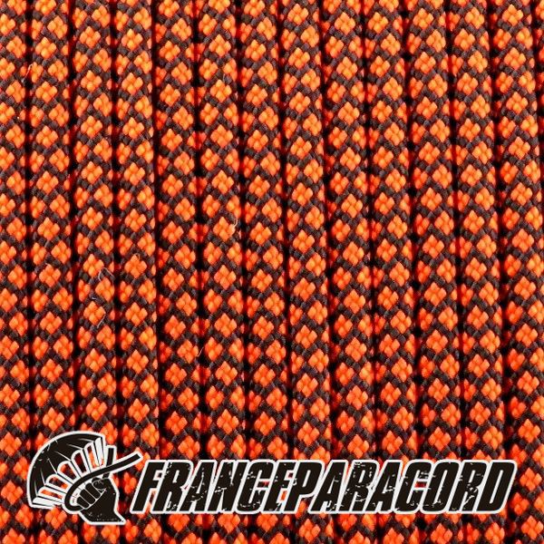 Paracord 550 - Orange Neon Diamonds