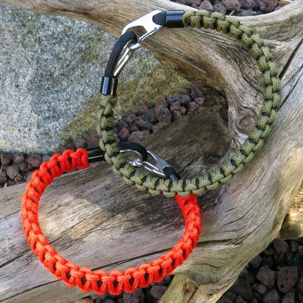 Bracelet Cobra type 100 avec cosse coeur & clip inox