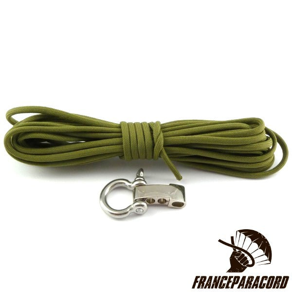 Kit bracelet de survie King Cobra avec manille réglable