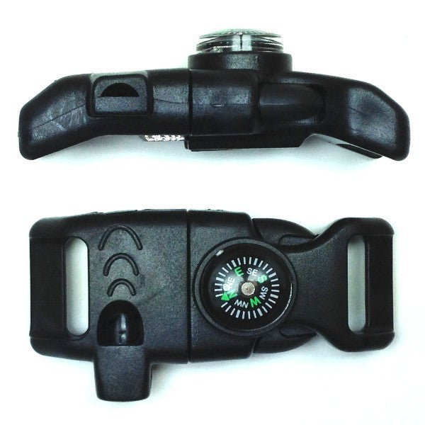 Boucle rapide sifflet boussole & fire starter