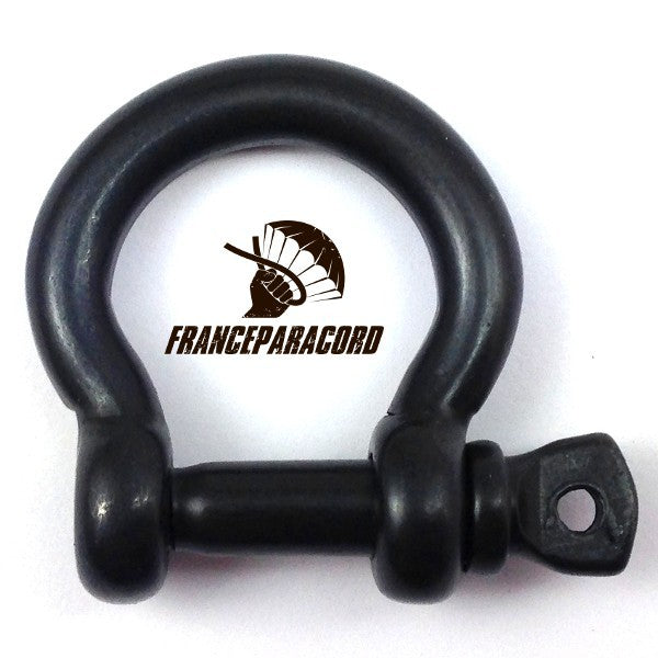 Manille lyre en inox bruni