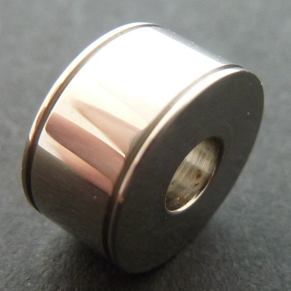 Perle cylindrique inox 5*10mm