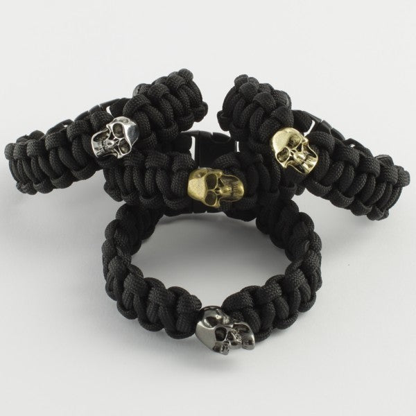 Bracelet paracord Cobra tête de mort avec boucle rapide