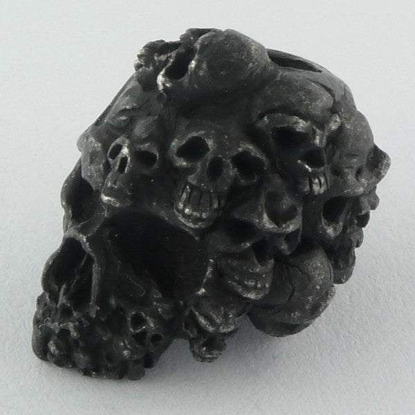 Tête de mort Mind noir mat