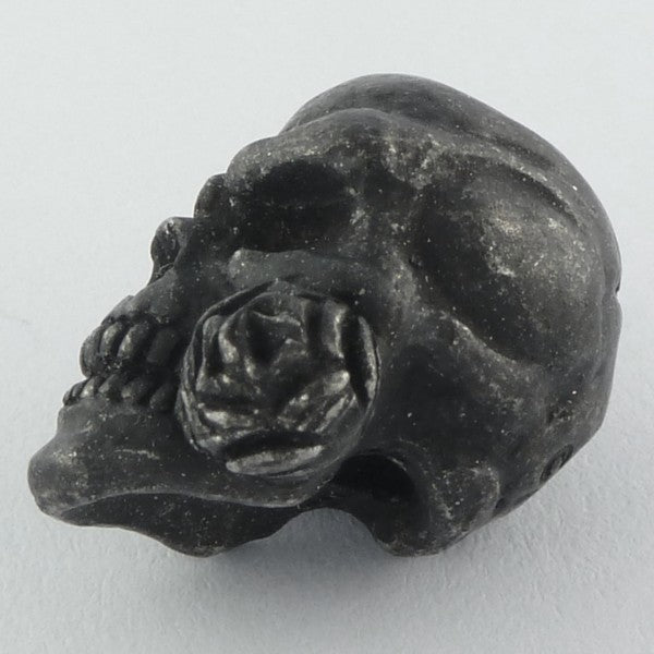 Tête de mort Rose noir mat