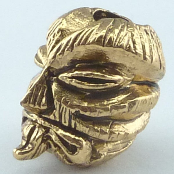 Tête Kiko Tiki Antique 18K Gold