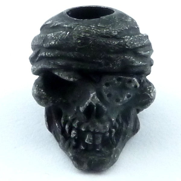 Tête de mort Pirate noir mat