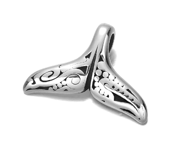 Stainless steel whale clasp