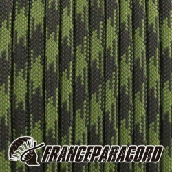 Paracord 550 - Olive Drab & Moss 50/50 Pattern