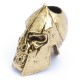 Spartan Skull Bead Antique 18K Gold