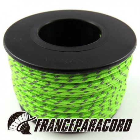 Paracord Micro - Reflective Neon Green