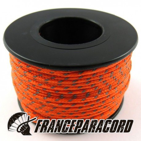 Paracord Micro - Reflective Neon Orange