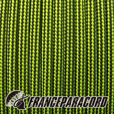 Paracord 550 - Neon Yellow & Black Stripes