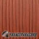 Paracord 550 - Neon Orange & Black Stripes