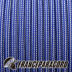 Paracord 550 - Electric Blue & Silver Grey Stripes