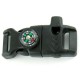 Whistle Side Release Buckle 23mm Black