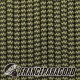 Paracord 550 - Moss & Black Shockwave