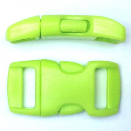 Curved Side Release Buckle 15mm Pistachio