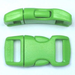 Curved Side Release Buckle 15mm Green