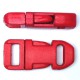 Straight Side Release Buckle 15mm Red