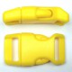 Curved Side Release Buckle 23mm Yellow