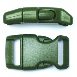 Curved Side Release Buckle 23mm Green