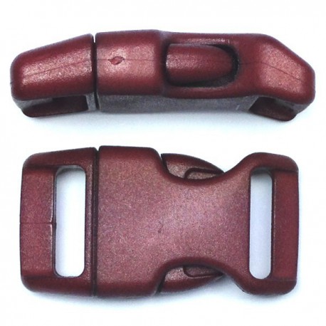 Curved Side Release Buckle 23mm Chocolate