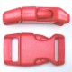 Curved Side Release Buckle 23mm Red