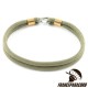 Bracelet with 15mm Stainless Steel Spring Snap
