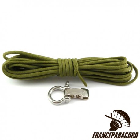 King Cobra Survival Bracelet Kit with Adjustable Shackle