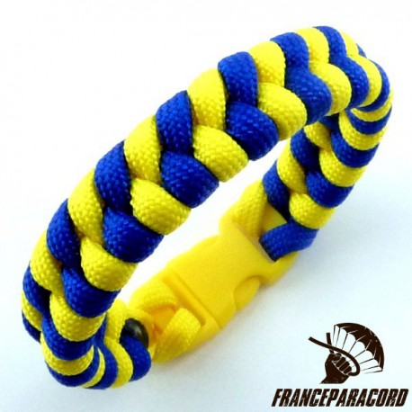 Switchback 2 colors Paracord Bracelet with Side Release Buckle