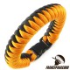 Snake 2 colors Paracord Bracelet with Side Release Buckle