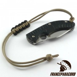 Adjustable Paracord Wrist Lanyard Cobra Knot