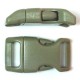 Curved Side Release Buckle 23mm Foliage Green