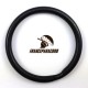 Stainless steel round split ring black oxide finish