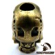 Anatomical Skull Solid Bronze