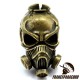 Gas Mask Bronze Massif
