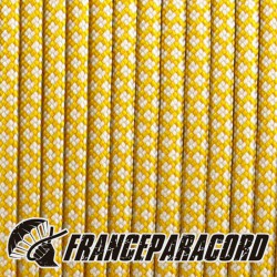 550 Paracord - Goldenrod With Silver Grey Diamonds