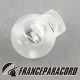 One hole cord lock stopper - Transparent