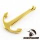 Gold 38mm Anchor clasp