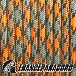 Paracord 550 - Orange Grey