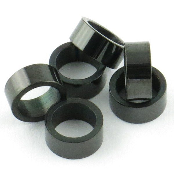 Perle cylindrique inox 3*7mm trou 5mm