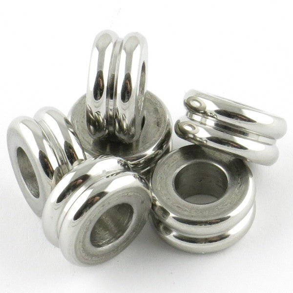 Stainless steel bead 5*11mm